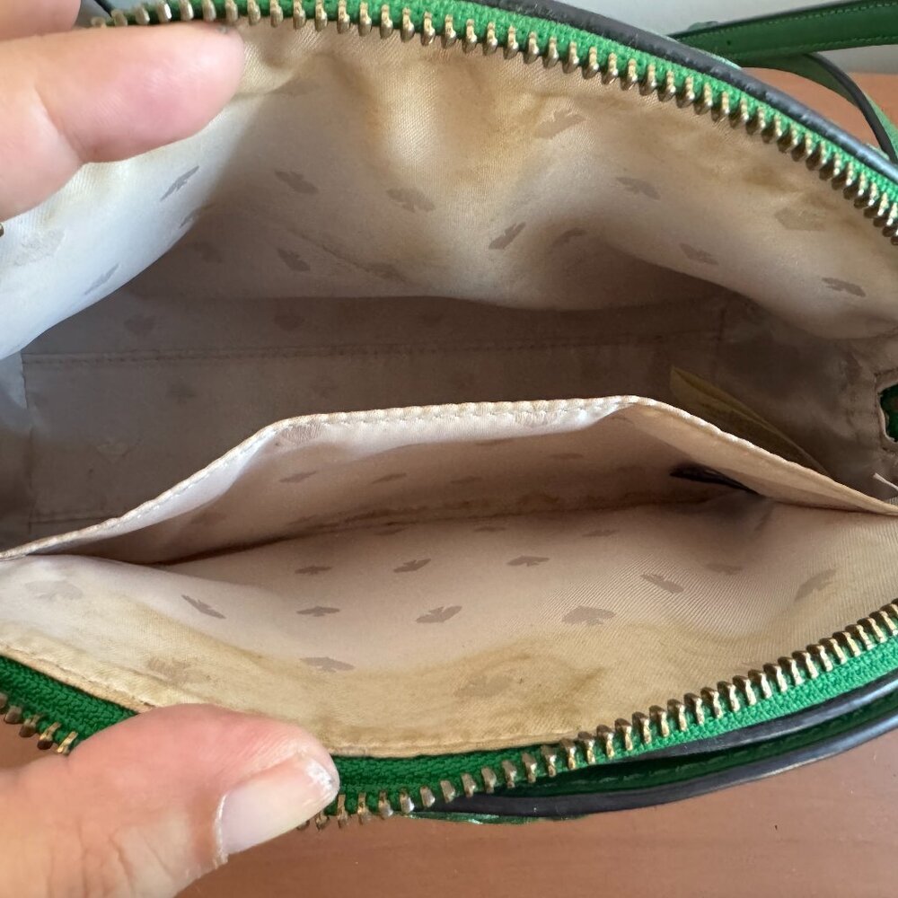 Kate Spade Reiley Straw Dome Bag - Green - Picture 8 of 8